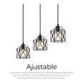 thumbnail image 2 of Lampara De Techo Decorativa Vintage Candelabro De 3 Cabezas, 2 of 5