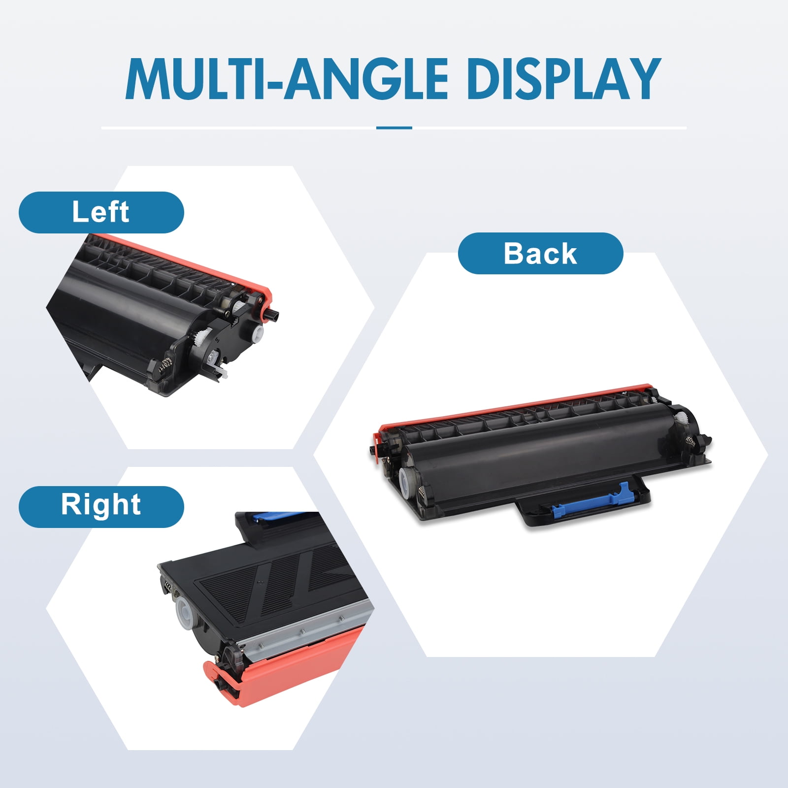 TN360 2-Pack High Yield Toner Cartridge Compatible for Brother TN360 TN-360 TN330 TN-330 to use with HL-2140 HL-2170W MFC-7840W MFC-7340 MFC-7440N MFC-7345N DCP-7030 DCP-7040 Printer Ink