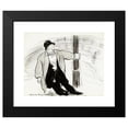 thumbnail image 2 of Albert Engström 18x15 Black Modern Framed Museum Art Print Titled - The Not so Sober Nocturnal Wanderer (1902), 2 of 5