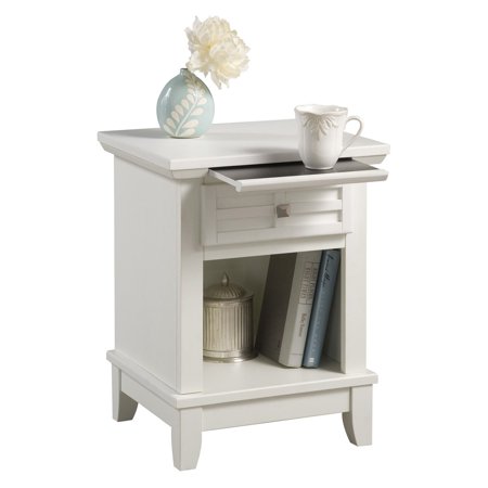 Home Styles Arts and Crafts Nightstand, White - Walmart.com