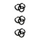 thumbnail image 3 of Cuerda para el Cabello Sonducket 3 uds Bandas de Goma Accesorios Dulces, 3 of 6