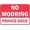 Color 200, variant on Aluminum Horizontal Metal Sign Multiple Sizes No Mooring Private Dock Activity Park Marina Red and Campground with Border Weatherproof Street Signage 10x7Inches