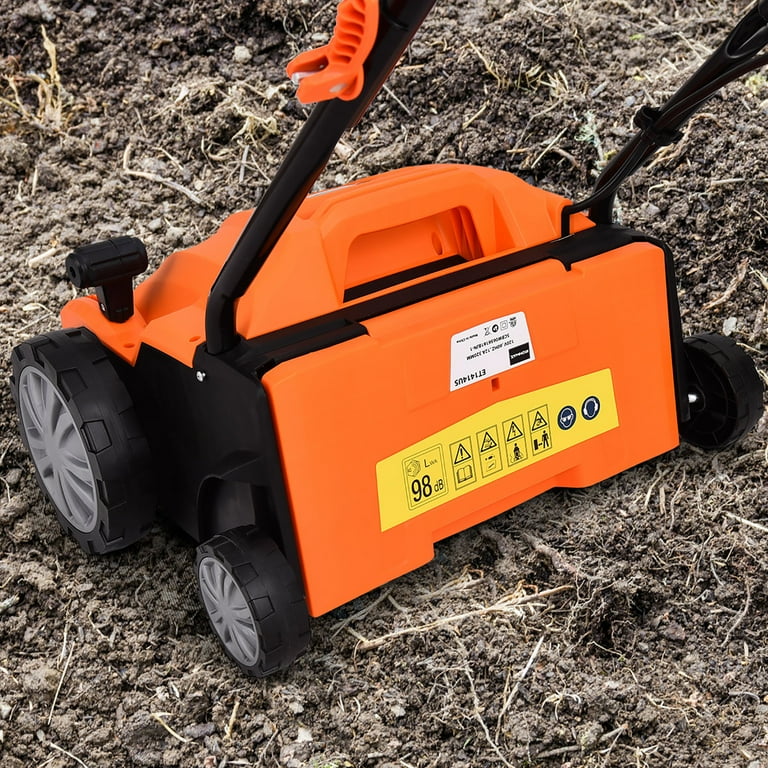 IronMax 12Amp Electric Lawn Dethatcher/Scarifier with 40L Grass