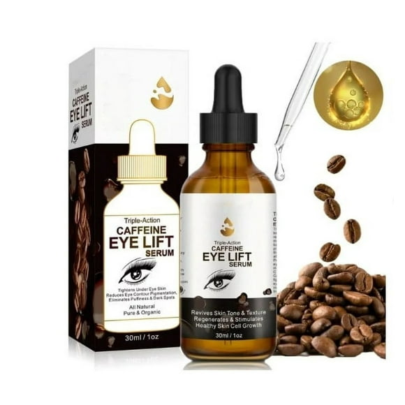 New Arrivals! Ordinary Caffeine Eye Serum,Caffeine Eye Serum, with With Collagen 30Ml Wrinkle for Women & Men Puffiness Dark Circles Bags Under