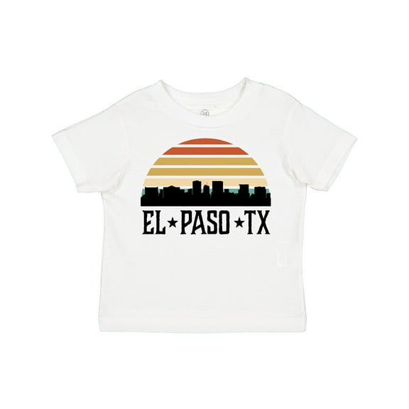 Inktastic El Paso Texas Skyline Retro Boys or Girls Toddler T-Shirt