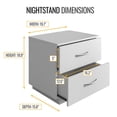 thumbnail image 3 of RestRite AMZHMLT16034RDNSTD Herchel Low Profile Drawer Nightstand, 3 of 5