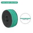 thumbnail image 2 of 1.18mm x 164 Feet Paracord Micro Cord Rope 100 LB Polyester Braided Cord for Camping Jewelry Bracelet, Lawn Green, 2 of 5