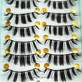 thumbnail image 2 of Fnochy Lash Clusters Kit Eyelashes 3D Eyelashes Thick Eyelashes 10 Pairs Pack High-Grade Fiber, 2 of 6