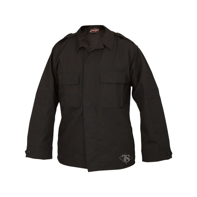 Camisa Táctica Tru-Spec de Manga Larga Negra 3XL