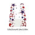 thumbnail image 3 of Darzheoy 4th of July Table Runner, Patriotic Red, White, Blue Star Design, Available in 5 Sizes, Wrinkle-Resistant, Holiday Table Decor for Independence Day, Memorial Day, Home, Party, 3 of 6
