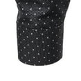thumbnail image 5 of Business Dress Shirts for Men Clearance Sale,Long Sleeve Regular Fit Oxford Shirt Casual Polka Dot Printed Button Down Shirts for Wedding Prom Work, 5 of 9