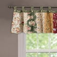 thumbnail image 5 of Greenland Home Fashions Antique Chic 100% Cotton Authentic Patchwork Tab Top Window Valance, 84" W x 21" L, 5 of 9