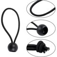 thumbnail image 3 of GFDYREE Ball Bungee Cords 4 Inch Bungee Cords with Balls Tarp Bungee Cords with Balls Small Bungee Cords with Ball End Bungee Balls Cords for Camping Shelter Projector Screen, 3 of 6