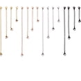 thumbnail image 4 of 16 piezas de acero inoxidable collar pulsera extensores conjuntos de cadena para hacer joyas de bricolaje, 4 colores y 4 tamaños Adepaton WRMH-997, 4 of 4