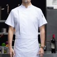 thumbnail image 1 of Chef Coat Comfortable Waiter Waitress Apparel Chef Clothes Shirt Chef Jacket XL, 1 of 10