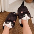 thumbnail image 6 of Funny Cat fuzzy Slippers for Women,Bedroom Fluffy Slippers House Shoes,Cute Animal Indoor and Outdoor Slippers,Kawaii Slippers,Soft Non-Slip,Cat Gifts for Cat Lovers,Christmas Gifts for Women/Mom/Men, 6 of 10