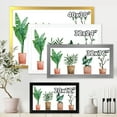 thumbnail image 4 of Designart 'Duo of Potted Flowers House Plants In Claypots' Farmhouse Framed Art Print, 4 of 4