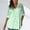 Green summer tops 2023 women, variant on Dyegold Summer Tops for Women 2023, Women Tops and Blouses Button Down Pleated Blouses Loose Fit Casual Tshirts Roll-Up Sleeve V Neck Button Up ​Tunics Top