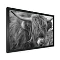 thumbnail image 2 of Designart 'Close Up Of Scottish Cow On Moorland II' Farmhouse Framed Art Print, 2 of 4