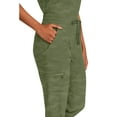 thumbnail image 4 of Healing Hands Scrubs for Women Jogger Camo Pant Tate 5 Pockets Moisture Wicking, Easy Care, 360° Stretch, Quick Dry - 9350, Plus Size, 3XL, Olive, 4 of 7