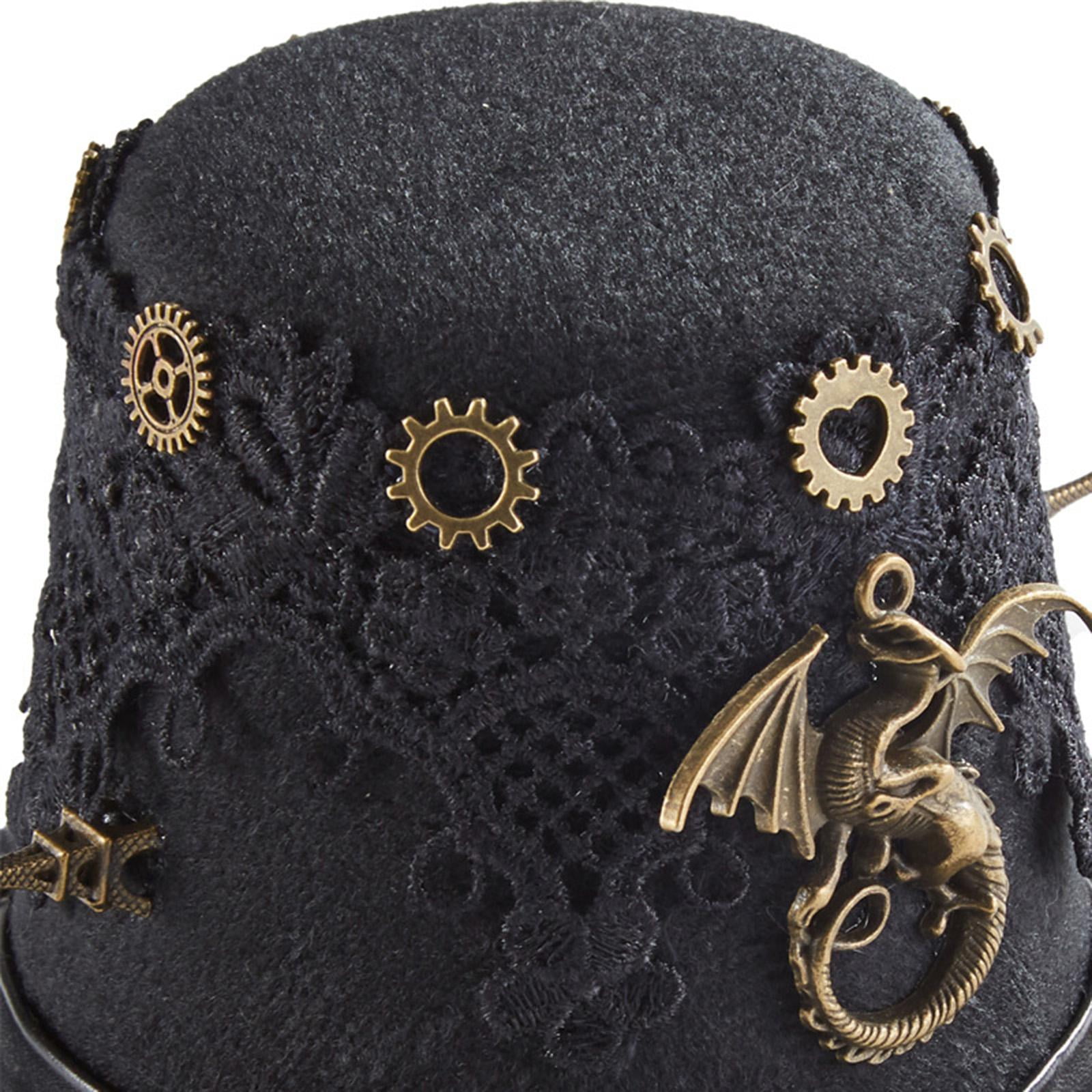 Tinque Designs Steampunk Top Hat with eyepiece -  –   - New & Vintage Pieces for your Home and Closet
