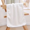 thumbnail image 1 of Nvzi 6 piezas de baño de vellón de coral multiusos Uso como baño Fitness, deportes, Maneja diversas situaciones sin esfuerzo.13,78x29,53 pulgadas (blanco), 1 of 5