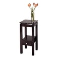 thumbnail image 6 of Winsome Linea Transitional Solid Wood End Table with Chrome Accents in Espresso, 6 of 7