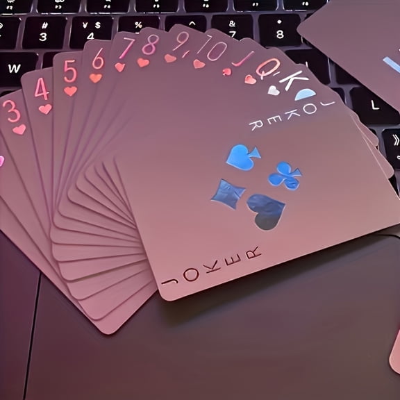 Premium Laser Silvery Playing Cards - Perfect for Family Gatherings, Parties, Dorms, and Gifts | Ideal Choice for Christmas, Halloween, and Thanksgiving