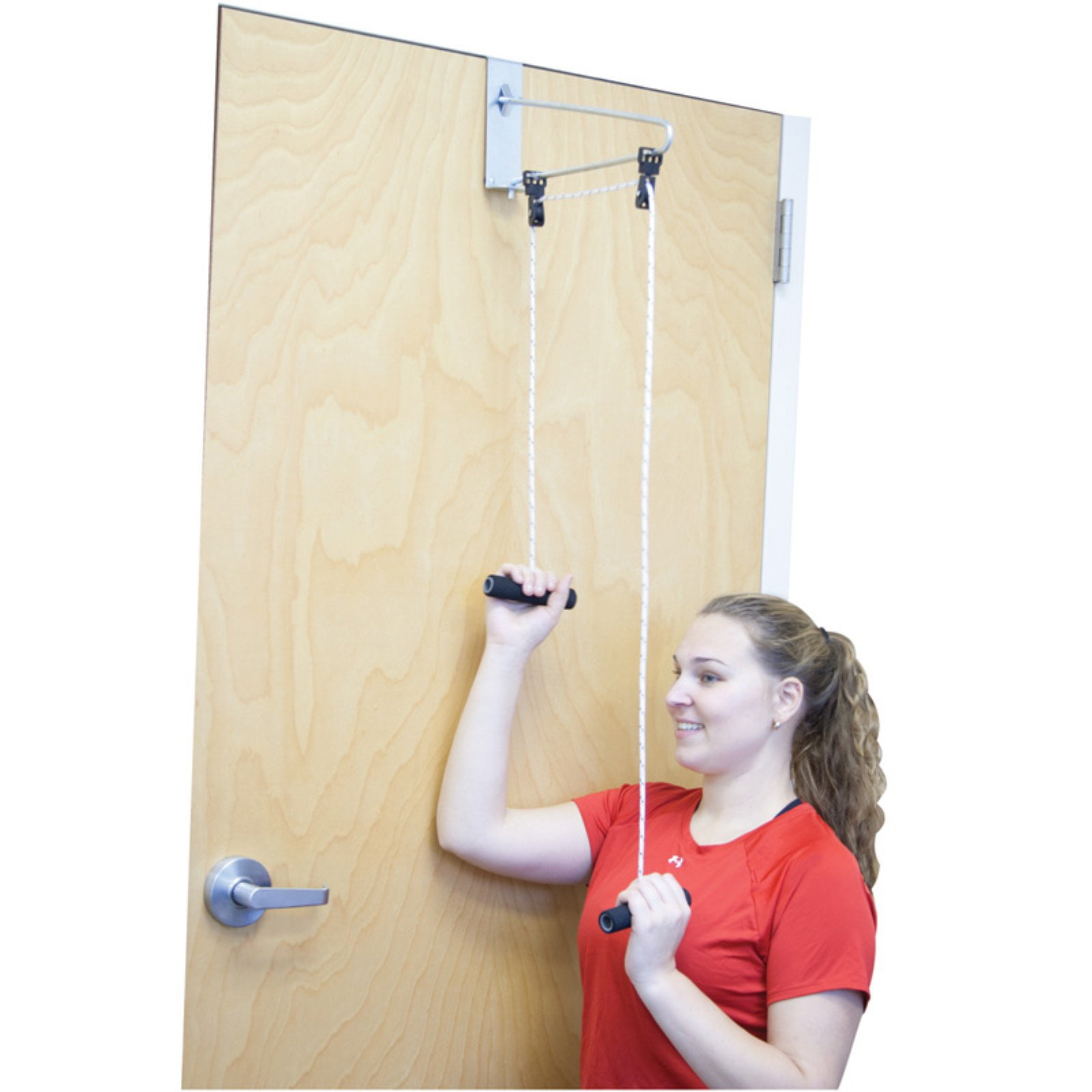 CanDo Over Door Shoulder Pulley, Double with Bracket