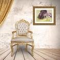 thumbnail image 3 of Sturgeon, Ozana 14x12 Gold Ornate Wood Framed with Double Matting Museum Art Print Titled - Flower Frolick V, 3 of 4