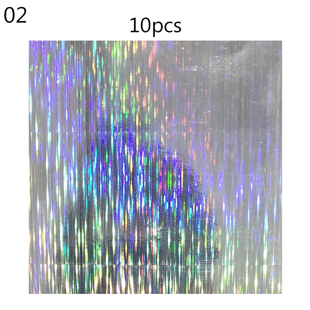 20Pcs Holographic Fishing Lure Stickers - Reflective DIY Lure Making Tape For Baits