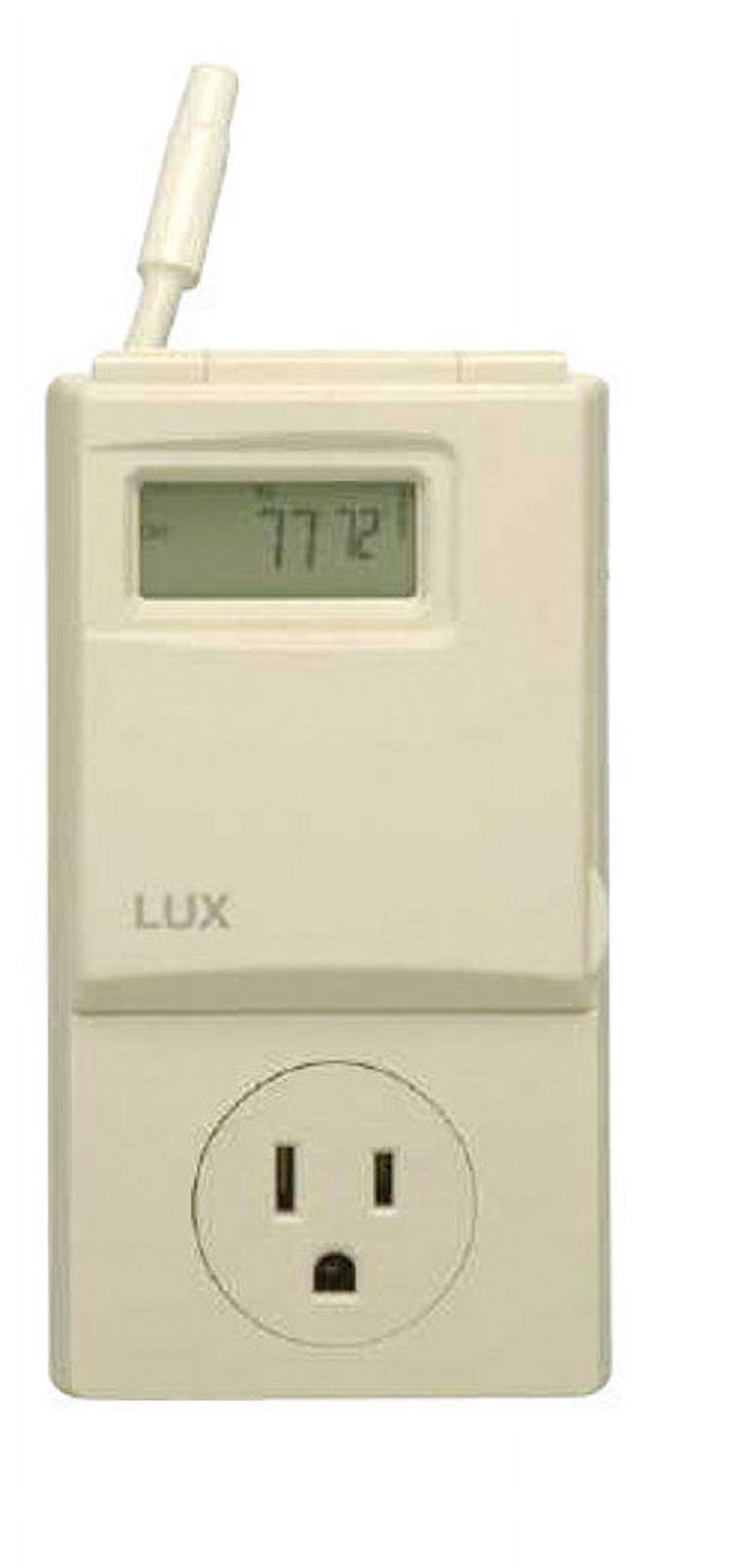 Lux WIN100-A05 Programmable Outlet Thermostat - image 2 of 3