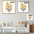 thumbnail image 4 of Designart "Elegance In Purity: White And Yellow Lilies" Lilies Floater Framed Wall Art Prints, 4 of 5