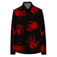 thumbnail image 1 of Chemise Décontractée à Manches Longues Imprimée 3D pour Hommes Halloween Mode Confortable pour Automne, 1 of 2
