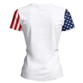 thumbnail image 6 of Domzest 9/11 25th Anniversary Shirt for Women Never Forget Patriotic T-Shirt Short Sleeve Crew Neck USA Flag Graphic Tee White M, 6 of 6