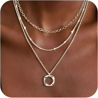 SkyAuks 925 Sterling Silver Italian Rope Chain Necklace – Diamond
