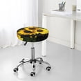 thumbnail image 5 of Japanese Were Blossoming Round Bar Stool Seat Covers, Elastic Round Chair Cover Stool Seat Slipcover Bar Stool Cushions Round Pad for 12-14 inch, 5 of 5