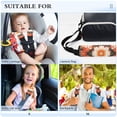 thumbnail image 5 of Qxltty Vintage Orange and White Floral Car Seat Strap Pads are Soft and Snug Fitting for All Cars Backpacks Pushchair, 5 of 8