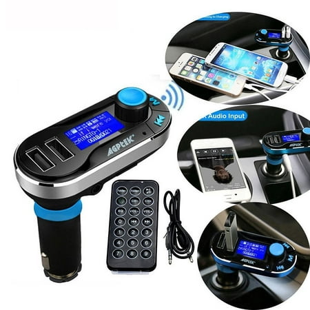 Wireless In-Car Bluetooth FM Transmitter Radio Adapter Car MP3 Player Handsfree (Best Flash Player For Android Phone)