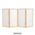 thumbnail image 6 of Red Lantern 3 ft. Short Double Cross Shoji Screen - Natural - 4 Panels, 6 of 6
