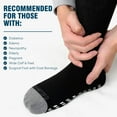 thumbnail image 5 of Anti-Slip Gripper Diabetic Socks for Men and Women, UNEEI 4 Pairs Non-Binding Nonslip Socks with Comfort, Ideal for Elderly & Diabetes Foot Care, 5 of 9
