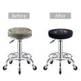 thumbnail image 3 of Modern USA Deer Head Round Bar Stool Seat Covers, Elastic Round Chair Cover Stool Seat Slipcover Bar Stool Cushions Round Pad for 12-14 inch, 3 of 5