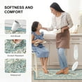 thumbnail image 4 of Kitchen Runner Mats Cushioned Anti Fatigue, Comfort Non-Slip Kitchen Padded Mats for Standing, 17\u201dx59\u201d Light Blue Washable Kitchen Sink Floor Mats for Office, Laundry, 4 of 6