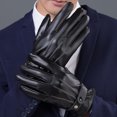 thumbnail image 4 of Guantes Cálidos Ciclismo para Hombre Guantes Protectores Moto Ajustables para Otoño E Invierno, 4 of 9