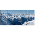 thumbnail image 1 of Design Art French Alps Panorama Canvas Print, 1 of 3