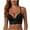 Black, variant on IROINNID Women's Demi Cup Bras Solid Beauty Back Strap Wrap Plus Size Underwear