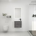 thumbnail image 5 of Litake 22'' Wall-Mounted Bathroom Vanity With Ceramic Sink Easy Assembly Modern Bathroom Storage Cabinet (22 x 13 x 19.7in), 5 of 9