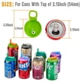 thumbnail image 2 of 4-Pack Soda Can Lids with Straw, Leak-Proof Silicone Covers, BPA-Free, Fits Soda, Juice, Seltzer Cans, Drink Accessories, 2 of 4