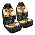 thumbnail image 7 of ZIATUBLE Highland Cow Sunflower Car Seat Covers Front Seats Only 2 Pcs Aztec Tribal High Back Saddle Blankets Fit for SUV Sedan Van Captain Chair Seat Cover Auto Interior Accessory for Women, 7 of 7