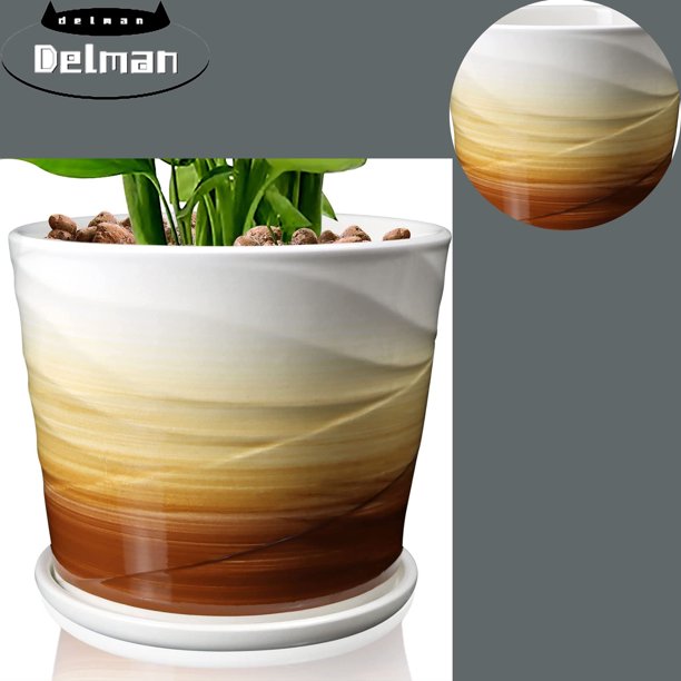 Large Ceramic Pots for Plants, Ceramic Planter Indoor Plant Pots with